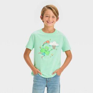 Boys' Short Sleeve Patrick's Day Graphic T-shirt Cat & Jack™ Mint Green